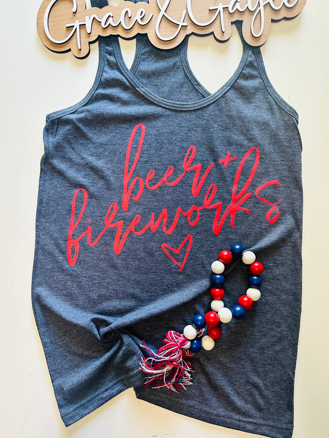 Beer+Fireworks Women's Tank