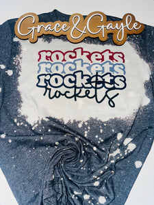 Liberty Rockets Stacked T