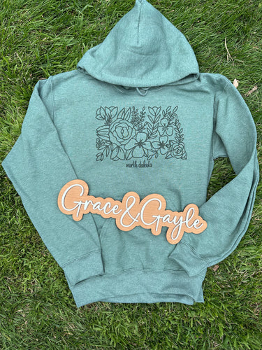 ND Floral Hoodie