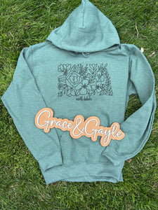 ND Floral Hoodie