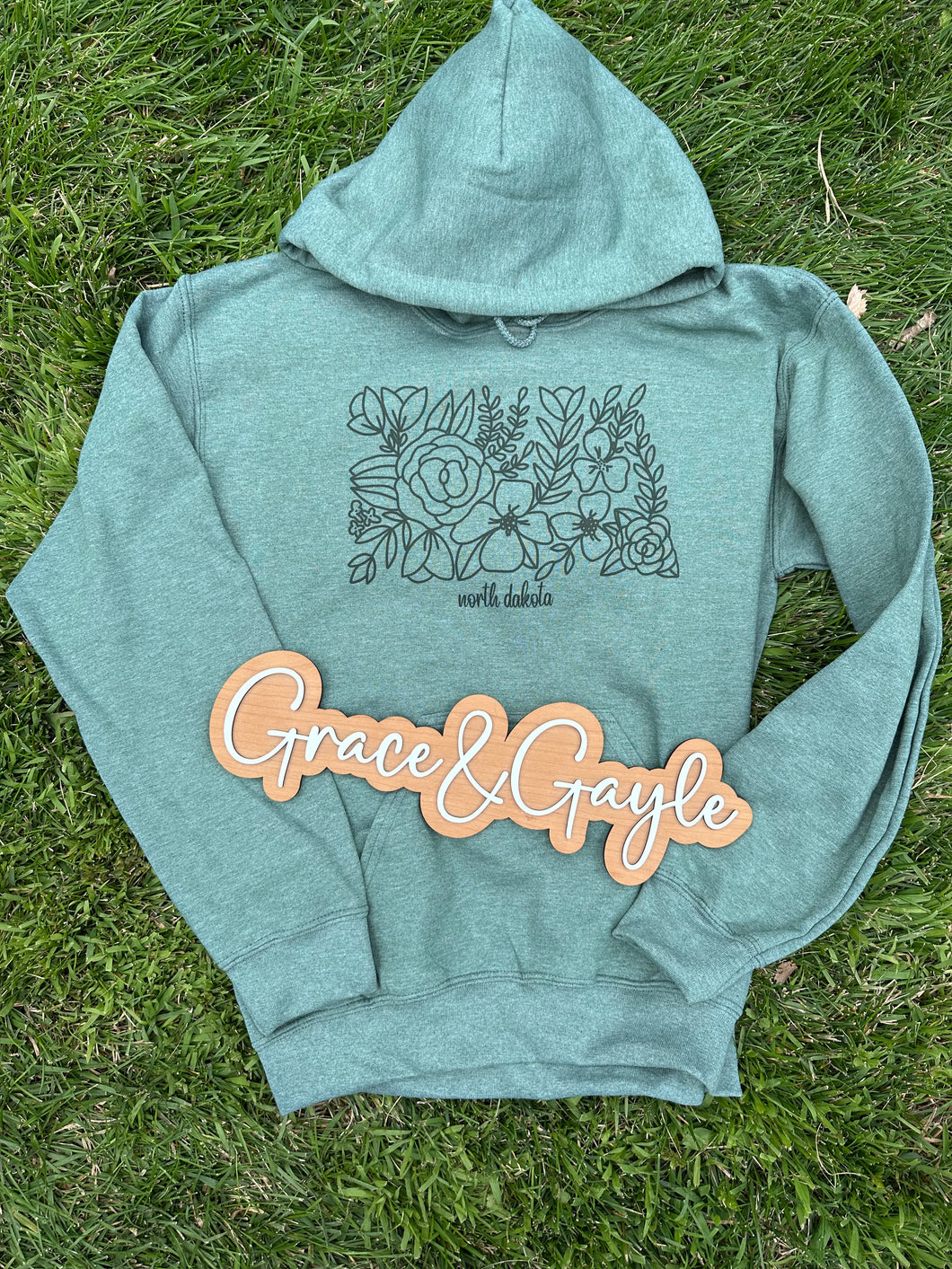 ND Floral Hoodie