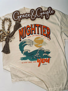 Mightier than the Waves T