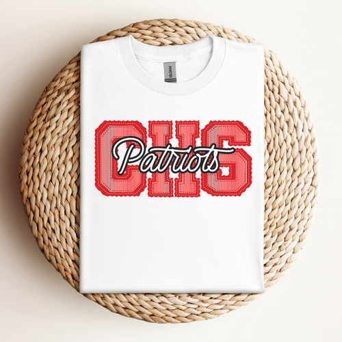 Preppie Patriot- Red
