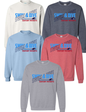CHS Swim & Dive Diagonal Crewneck