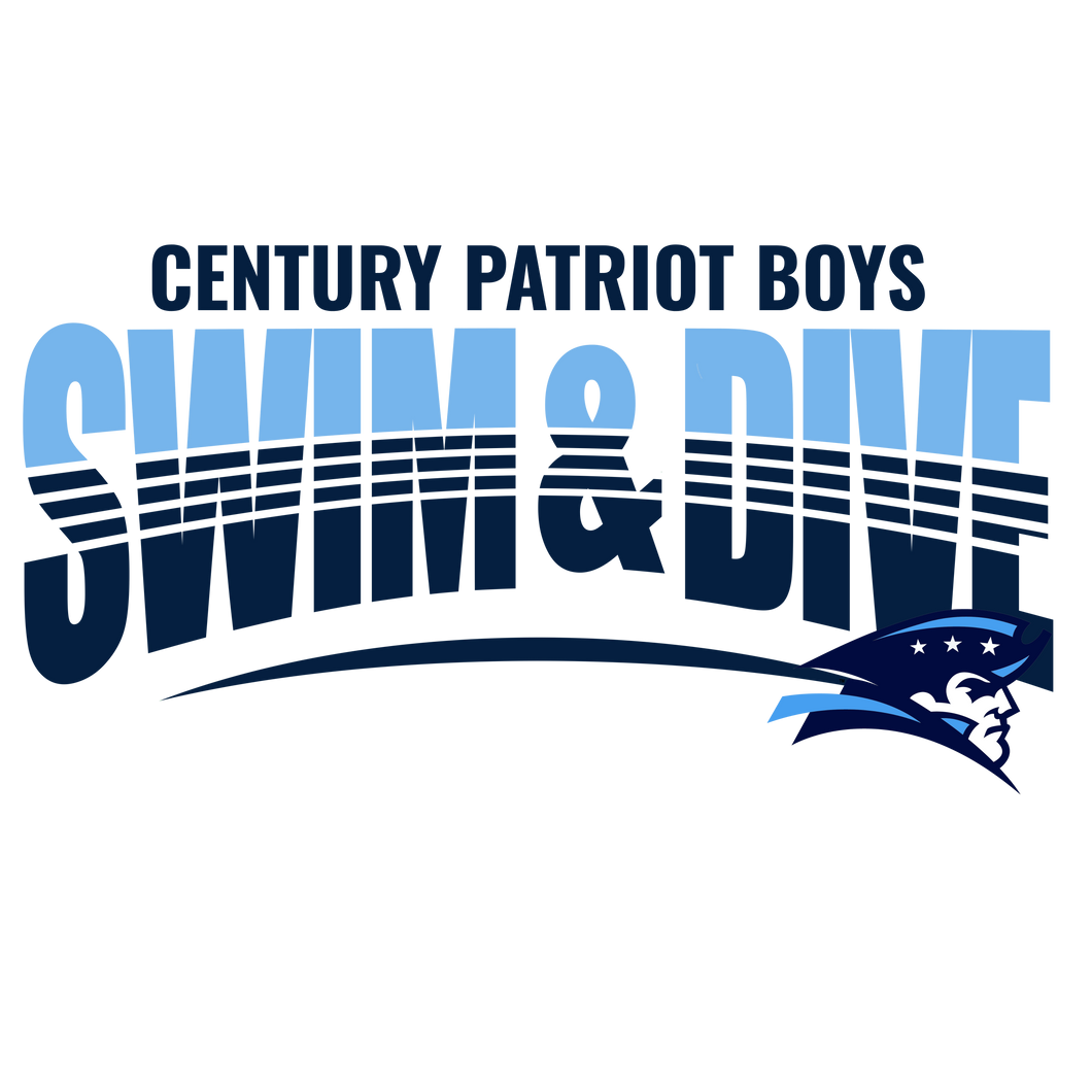 Boys Swim&Dive Blue Hoodie