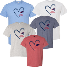 CHS Girls Soccer Scribble Heart T