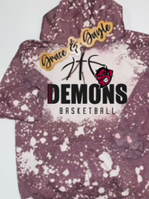 BHS Demon Basketball Bleached Hoodie