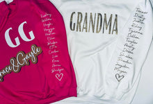 Nana/Grandma/Mom crewneck (customizable)