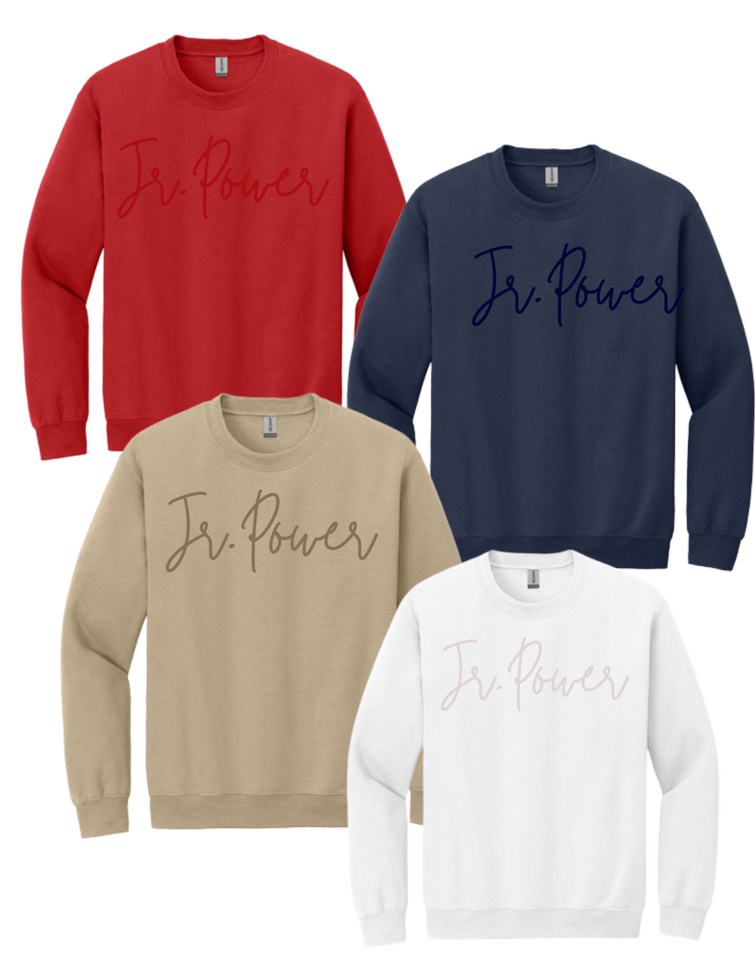 Jr. Power Puff Script Sweatshirt