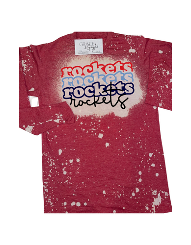 Liberty Rockets Stacked T