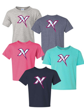 Naturals Youth T Pink/Teal