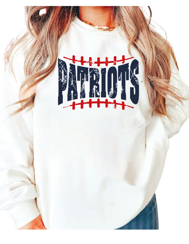 Oversized Patriot FB Crewneck