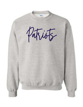 Patriot Script Puff Crewneck