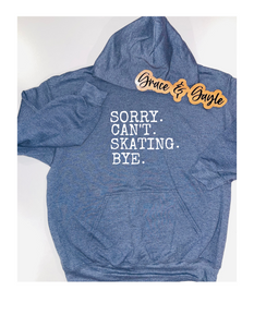 YOUTH Sorry Can't Skating Hoodie
