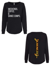 Weekends, Coffee & Dance Comps Women's fit beach crew