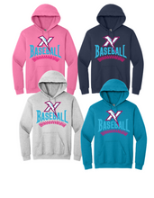 Naturals Baseball Hoodie Pink/Teal