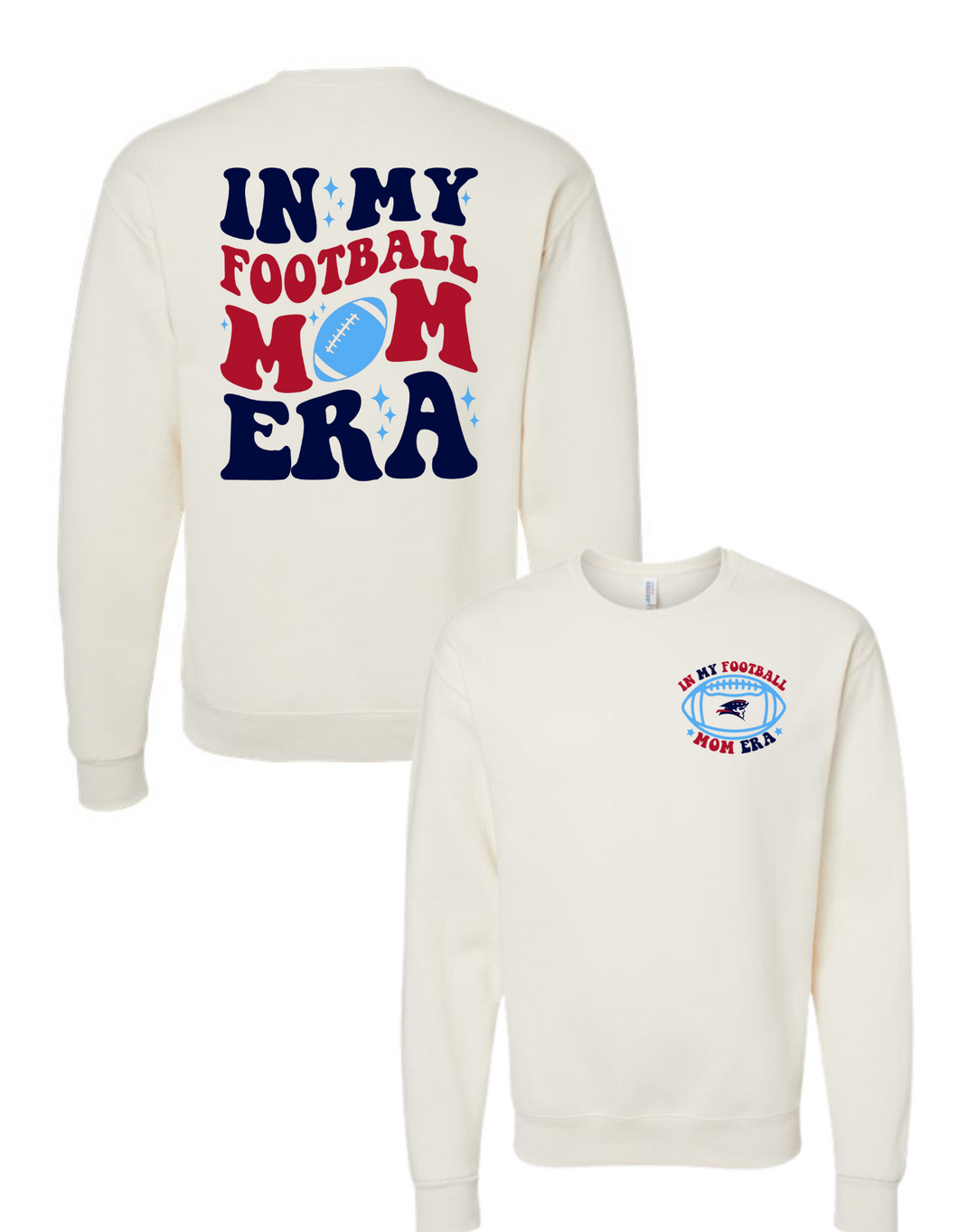 Pats FB Mom Era Crewneck