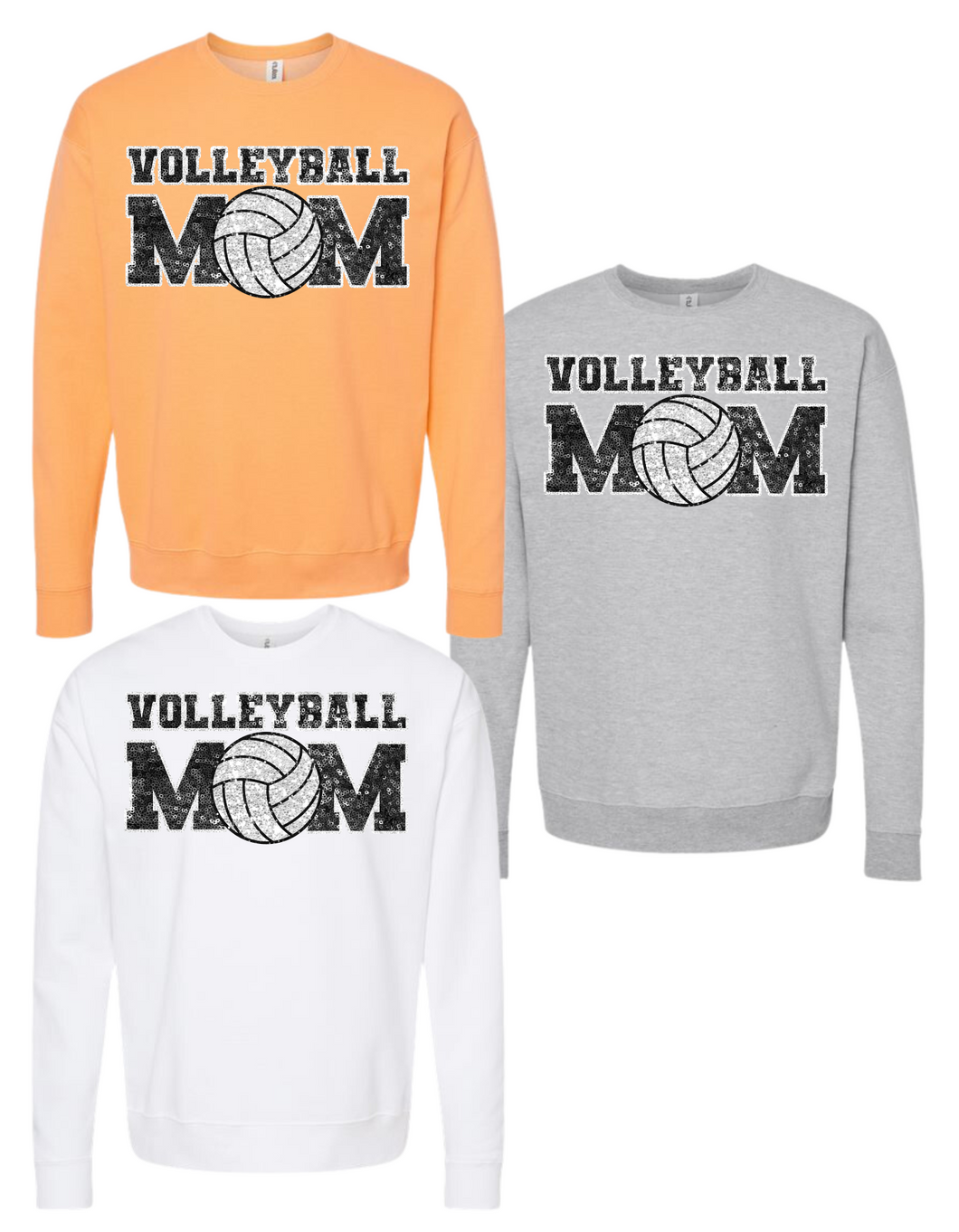 Premier Sequin VB mom Crewneck