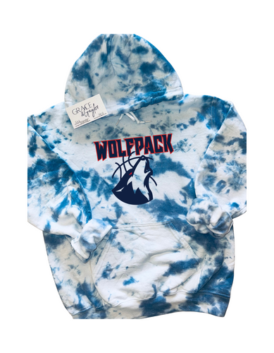 Wolf Pack blue cloud hoodie
