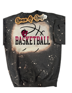 BHS Demon Basketball Bleached Hoodie