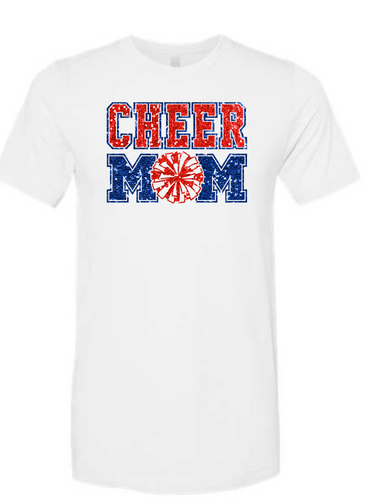 Glitter Cheer Mom t