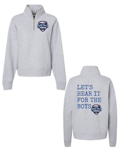 Let's Hear it for the Boys Women's 1/4 zip