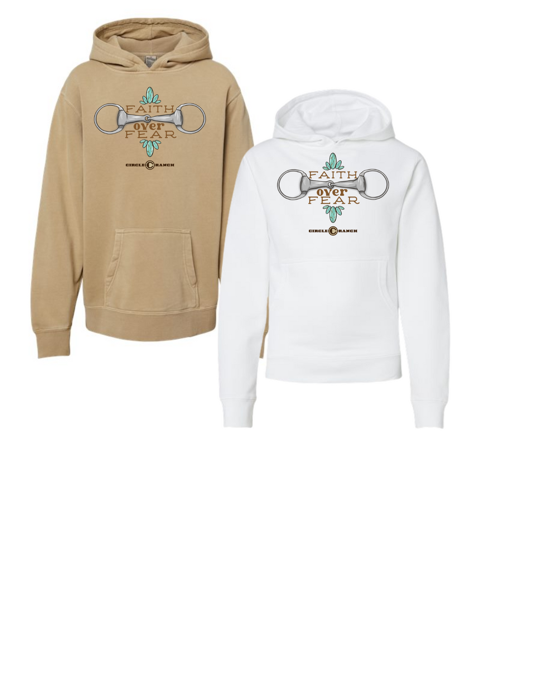 Youth Faith over Fear Hoodie