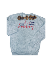 Girls Hockey Heartbeat - Crewneck