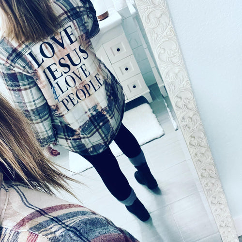 Love Jesus Shacket- RTS