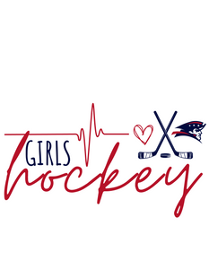 Girls Hockey Heartbeat - Hoodie