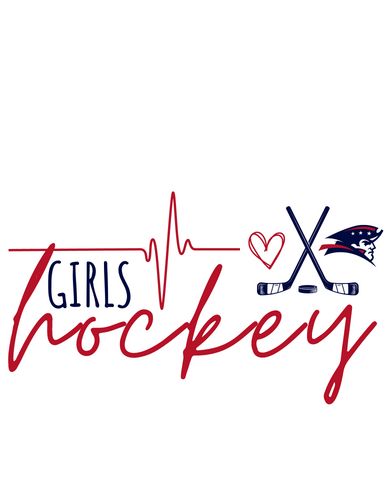 Girls Hockey Heartbeat - Crewneck