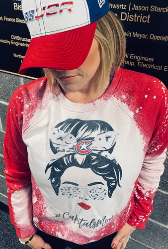 Caps MomBun acid washed crewneck