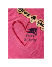 Girls Hockey Scribble Heart - Long Sleeve