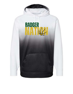Badger Nation Ombre Performance Hoodie