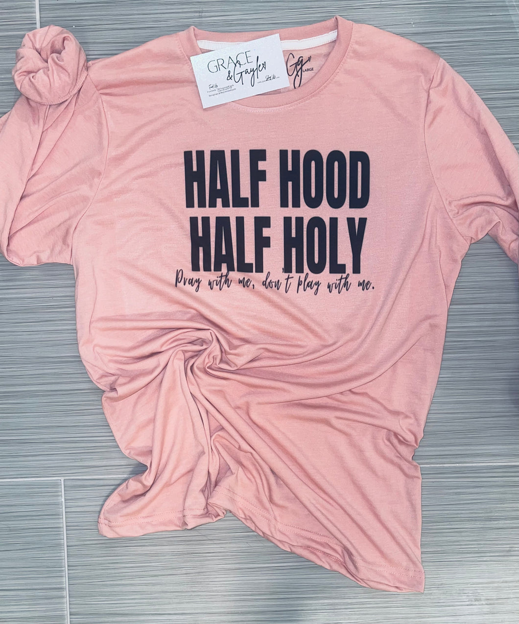 Half Hood Half Holy longsleeve