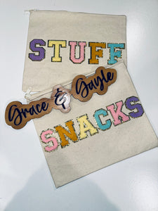 SNACK and STUFF Pouches
