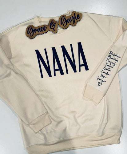 Nana crewneck (customizable)