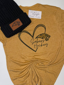 RTG - LHS Hockey Heart - T-Shirt